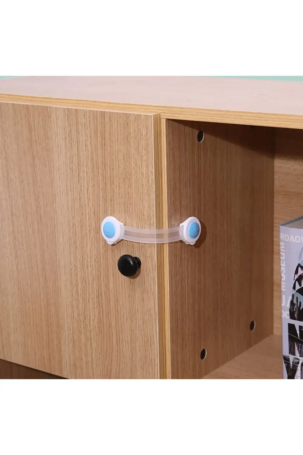 ® Bebek ve Çocuklar İçin Dolap Çekmece Emniyet Güvenlik Kilidi