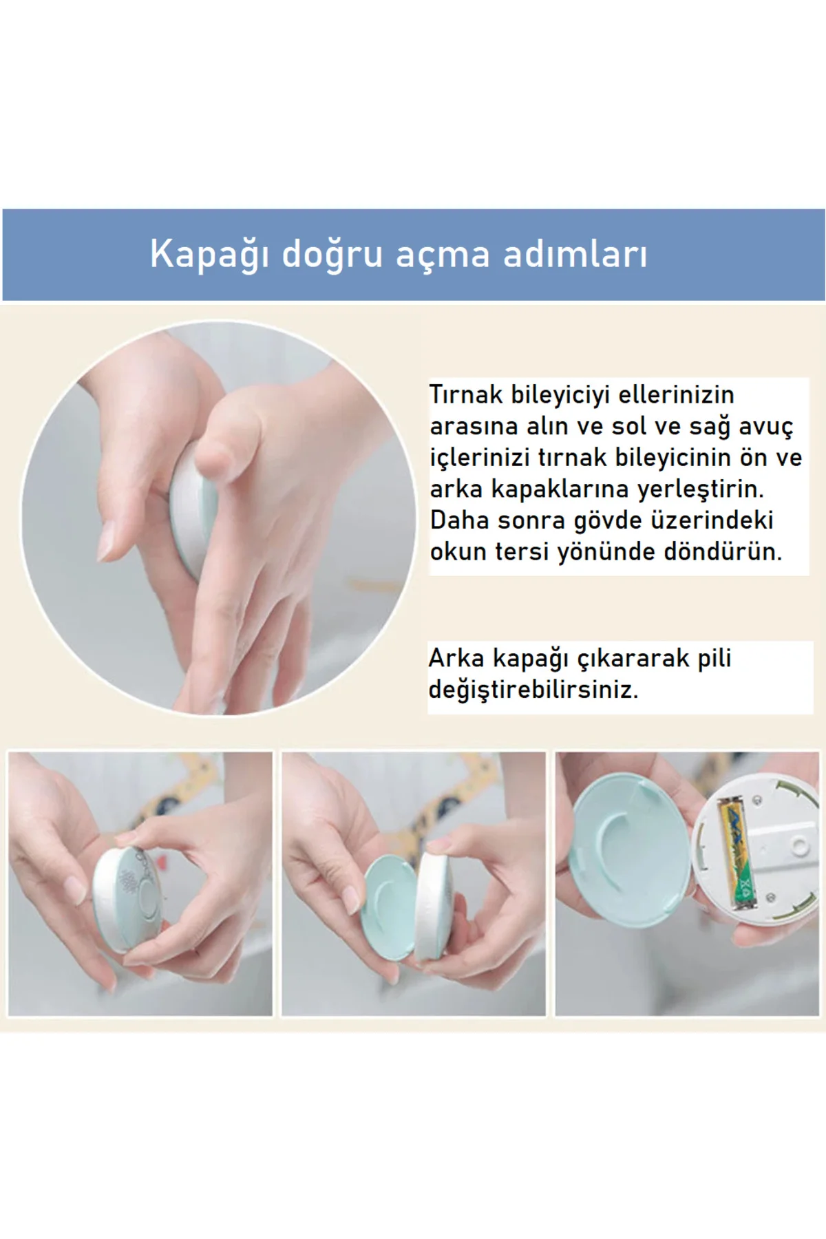 BEBEK ve YETİŞKİN ELEKTRİKLİ MANİKÜR SETİ - HEDİYE - BEBEK TÖRPÜ