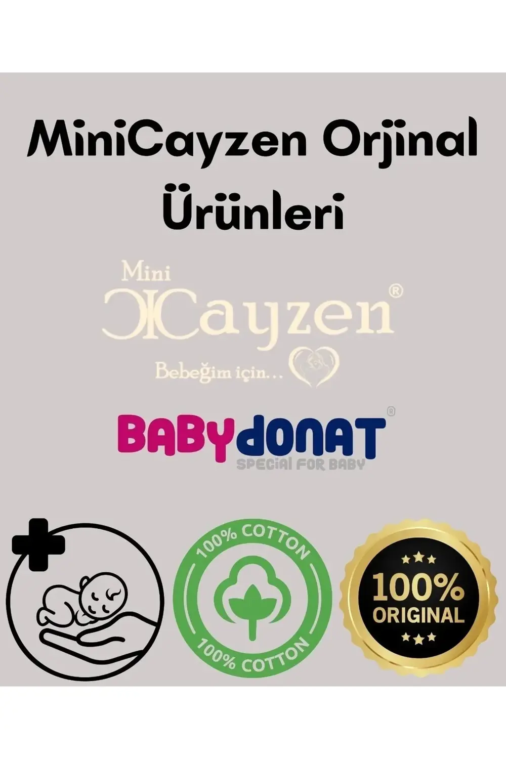 Bebek Waffle Ayıcık Desenli 10'lu Kutulu Hastane Çıkışı Seti Kutu