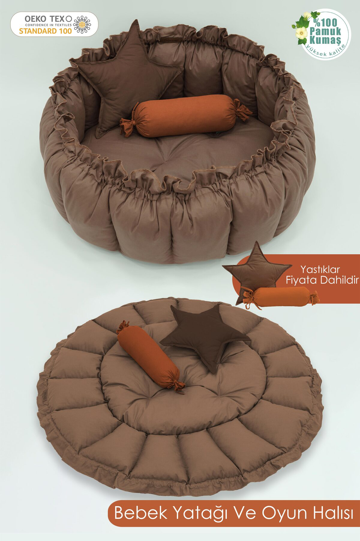 Mordesign Bebek Yataği Ve Oyun Halisi, Babynest, Yenidoğan Oyun Halisi, Açi