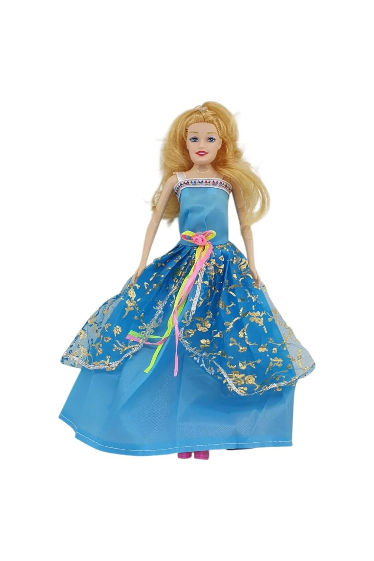 Bebek Yedek Elbiseli Ve Aksesuarlı - 1115-21 - Mavi (Lisinya)