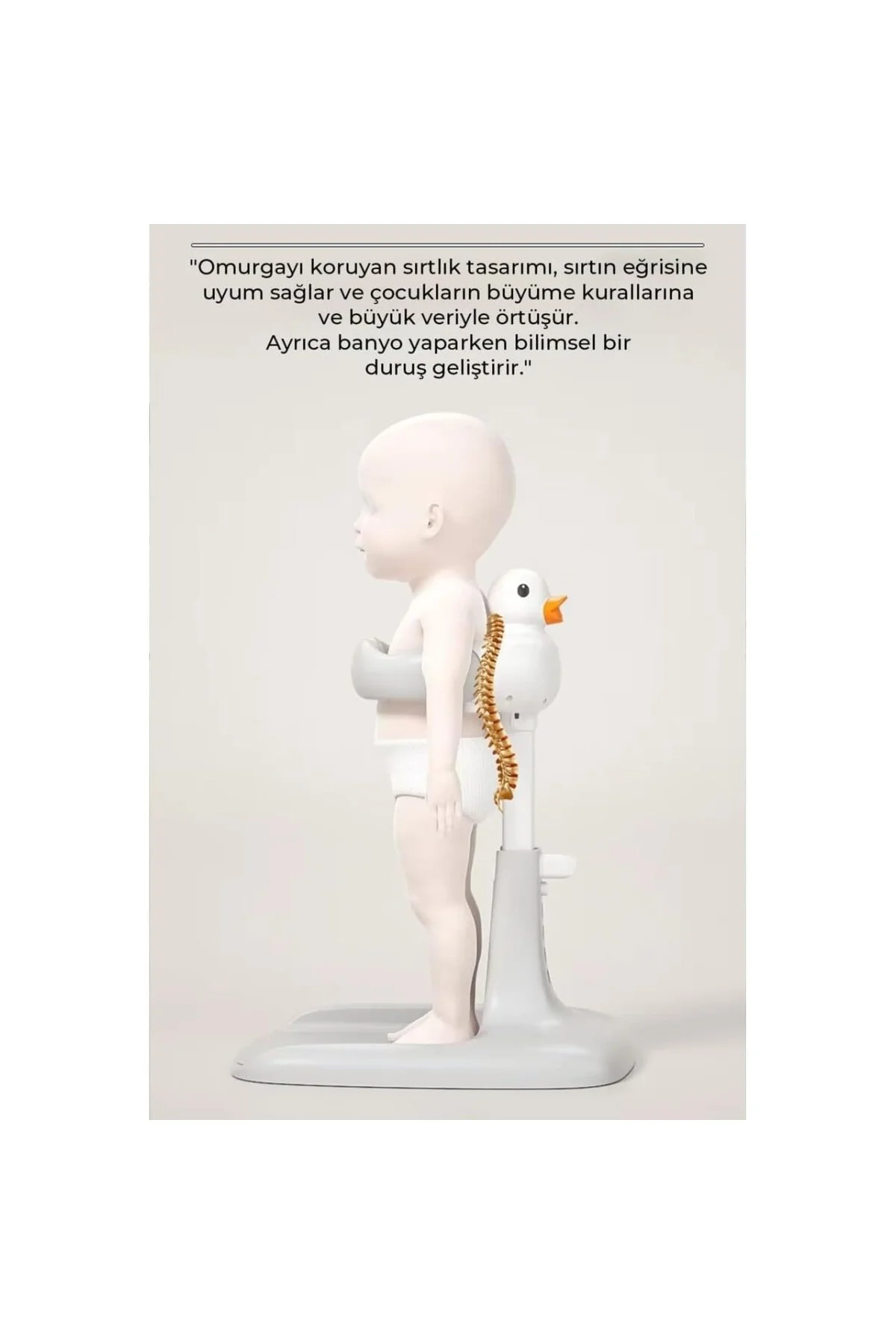 Bebek Yıkama Yardımcısı, Gri
