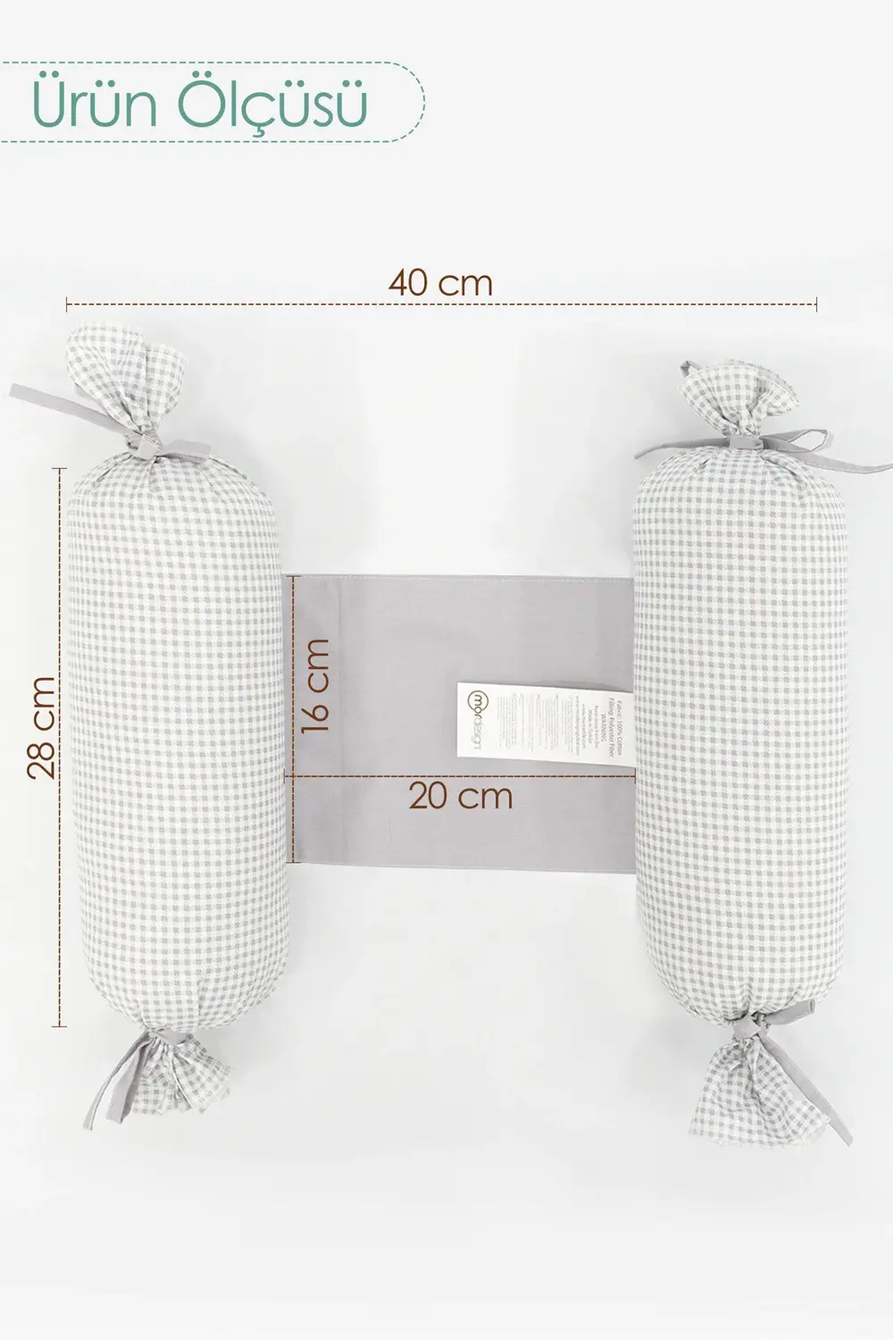 Mordesign Bebek Yuvarlanma Önleyici Yastık, Yenidoğan Yan Yatış Yastığı, Pu