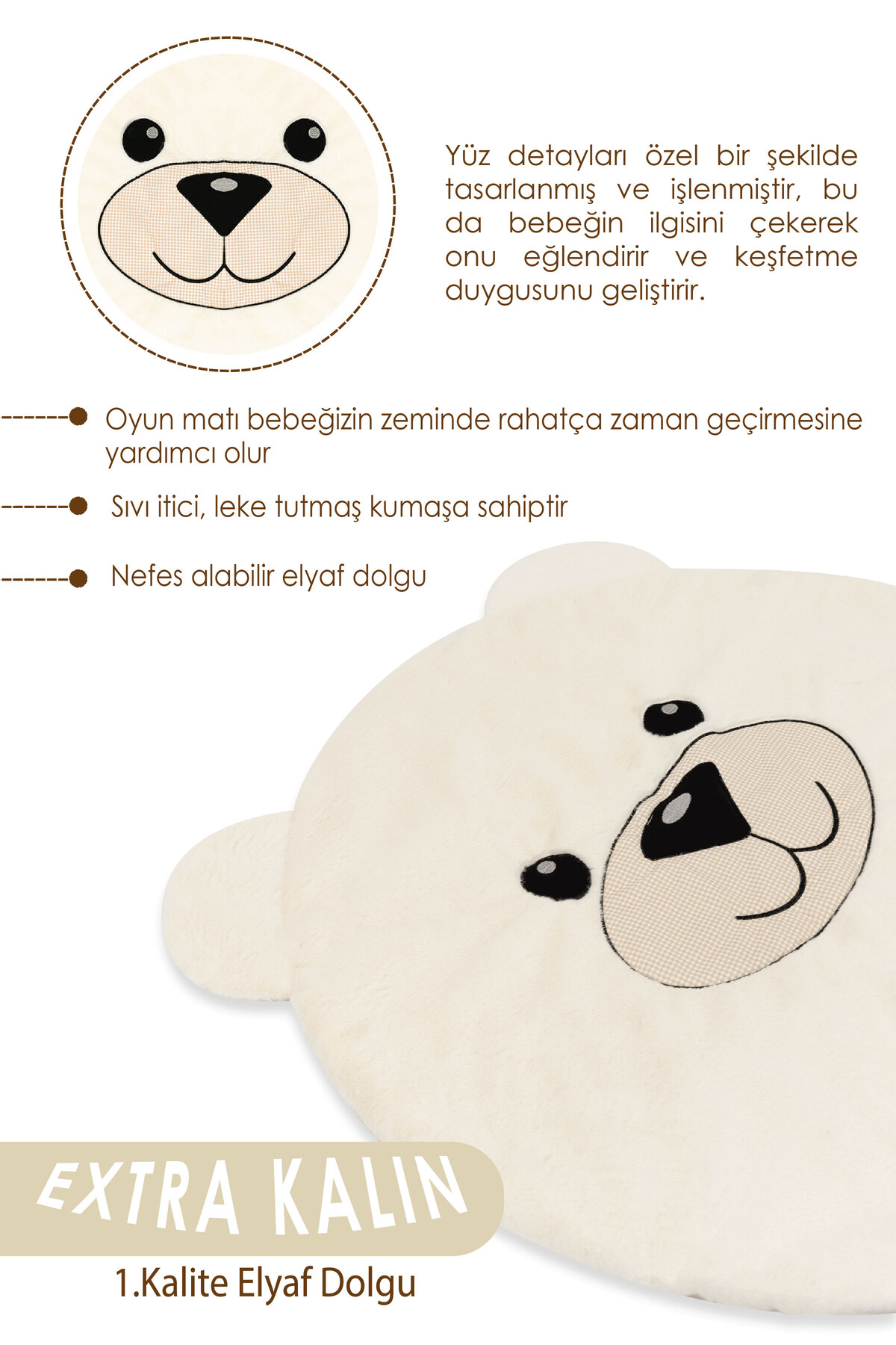 Mordesign Bebek/Çocuk Oyun Halisi, Yenidoğan Emekleme Pedi, Aktivite Oyun M