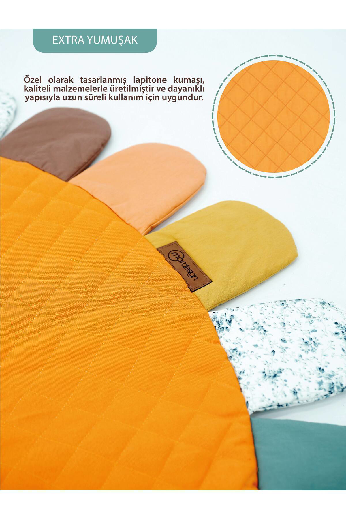 Mordesign Bebek/Çocuk Oyun Halisi, Yenidoğan Emekleme Pedi, Aktivite Mati,