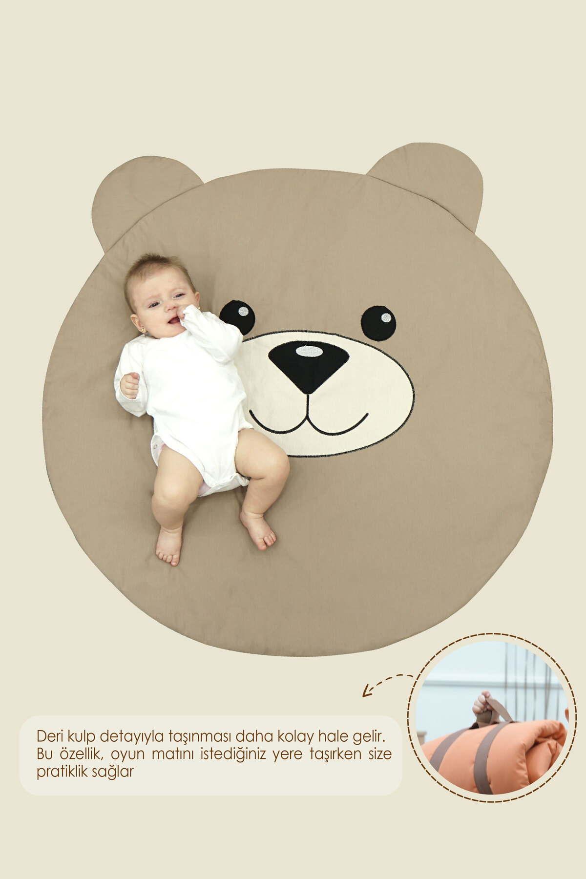 Mordesign Bebek/Çocuk Oyun Halisi, Yenidoğan Emekleme Pedi, Aktivite Oyun M