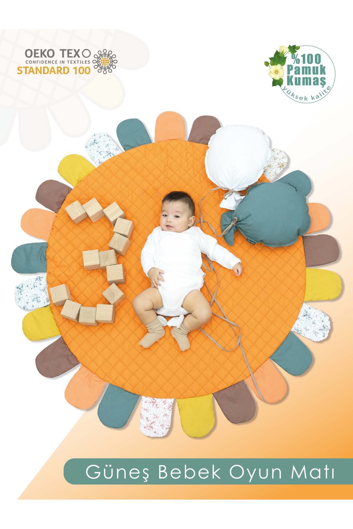 Bebek/Çocuk Oyun Halısı, Yenidoğan Emekleme Pedi, Aktivite Matı, 