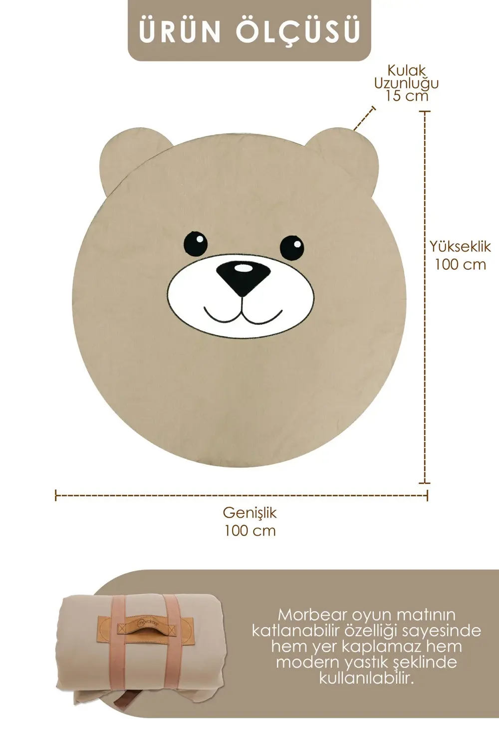 Bebek/Çocuk Oyun Halısı, Yenidoğan Emekleme Pedi, Aktivite Oyun M