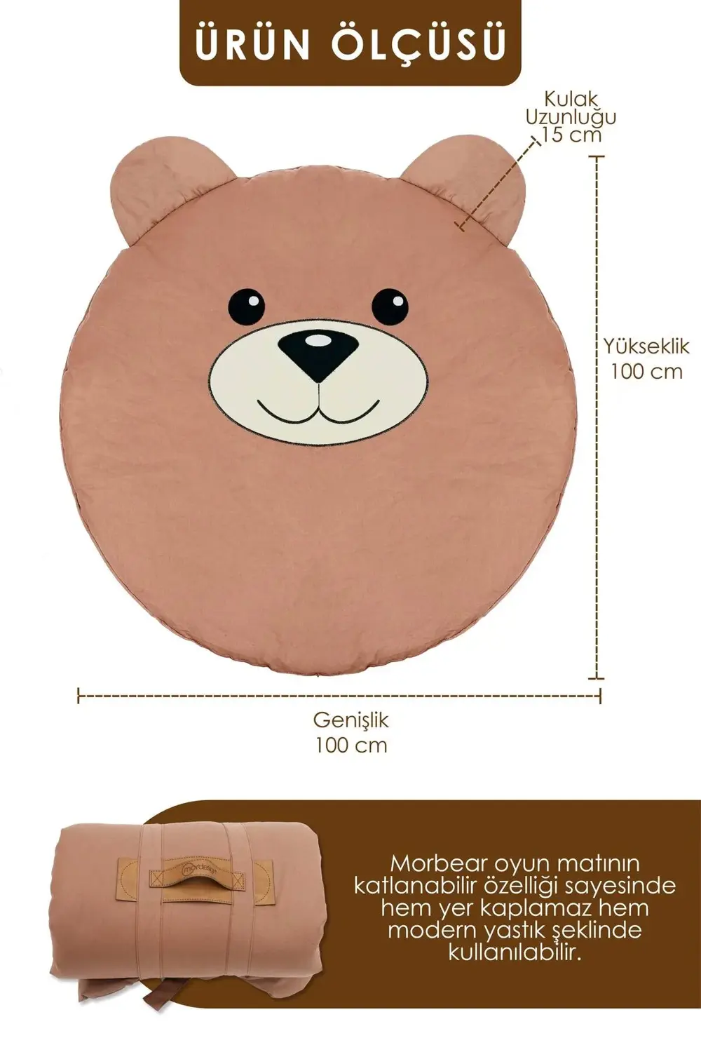 Bebek/Çocuk Oyun Halısı, Yenidoğan Emekleme Pedi, Aktivite Oyun M