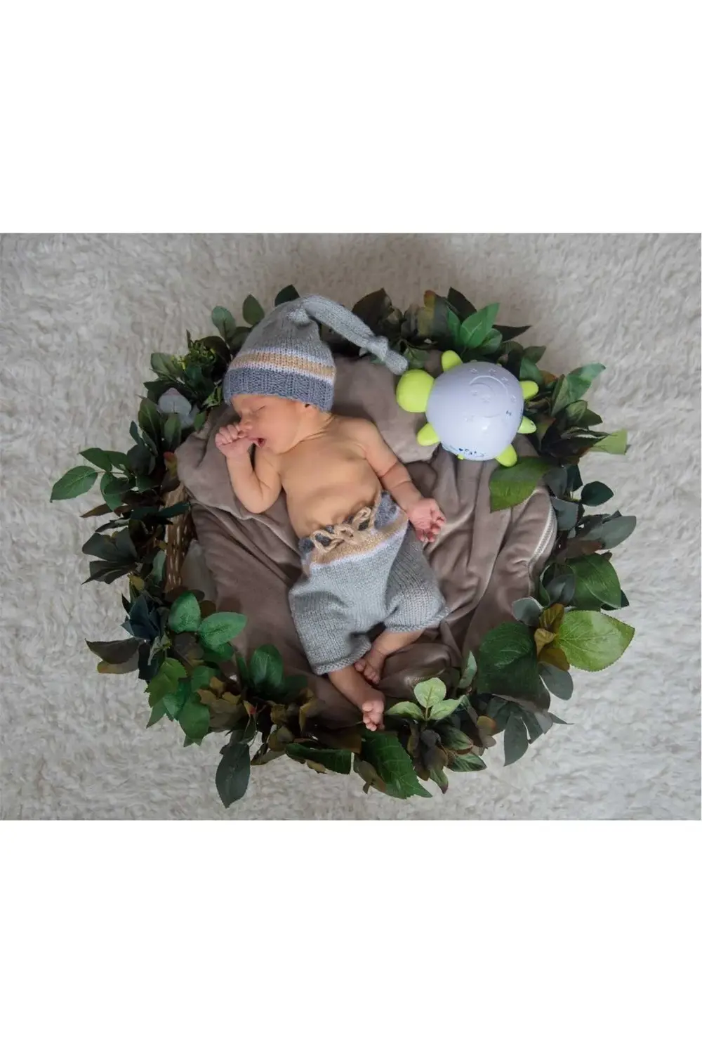 Bebekler için Uyku Zamanı Kaplumbağa Sesli Işıklı Zaman Ayarlı