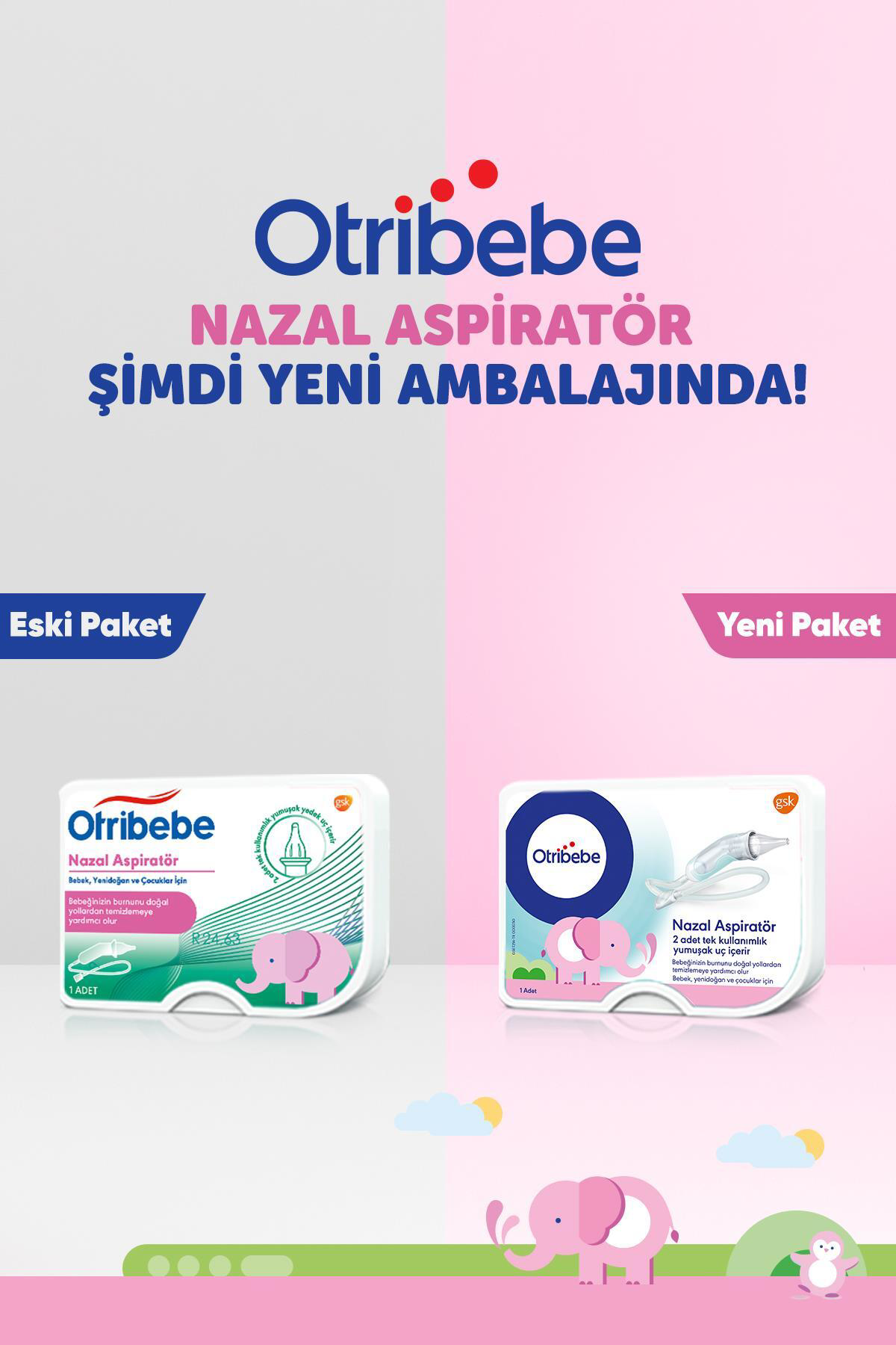 Bebekler için Yumuşak Uçlu Burun Aspiratörü