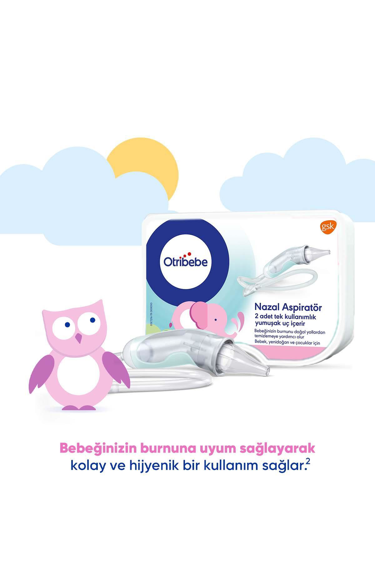 Bebekler için Yumuşak Uçlu Burun Aspiratörü