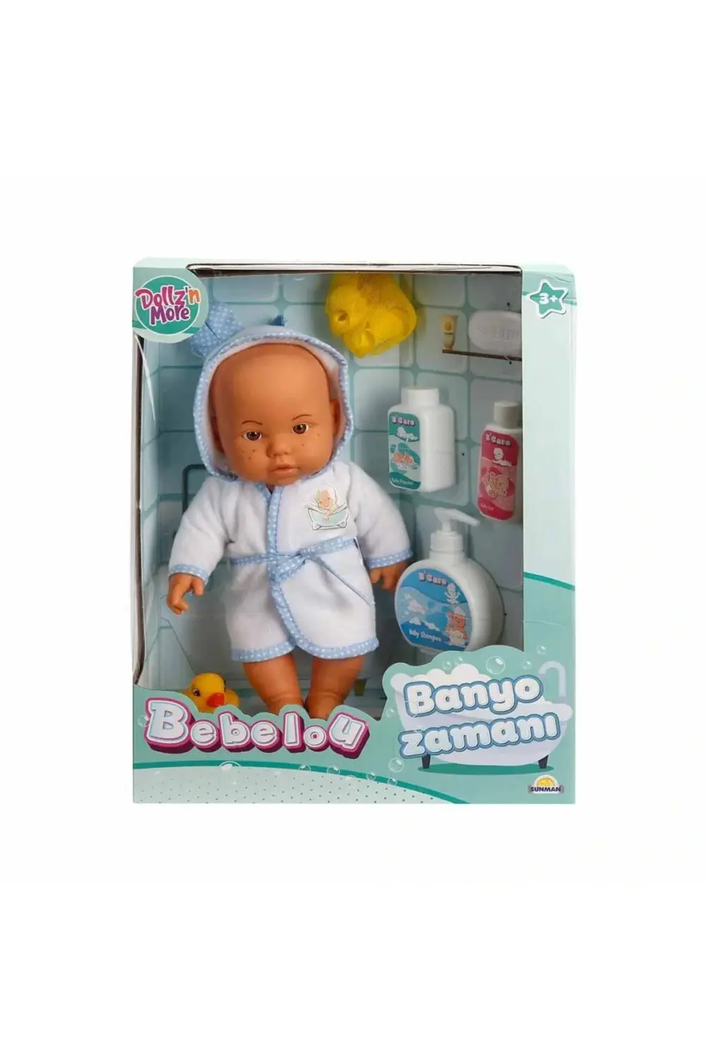 Bebelou Banyo Zamanı Bebek Seti 35 Cm