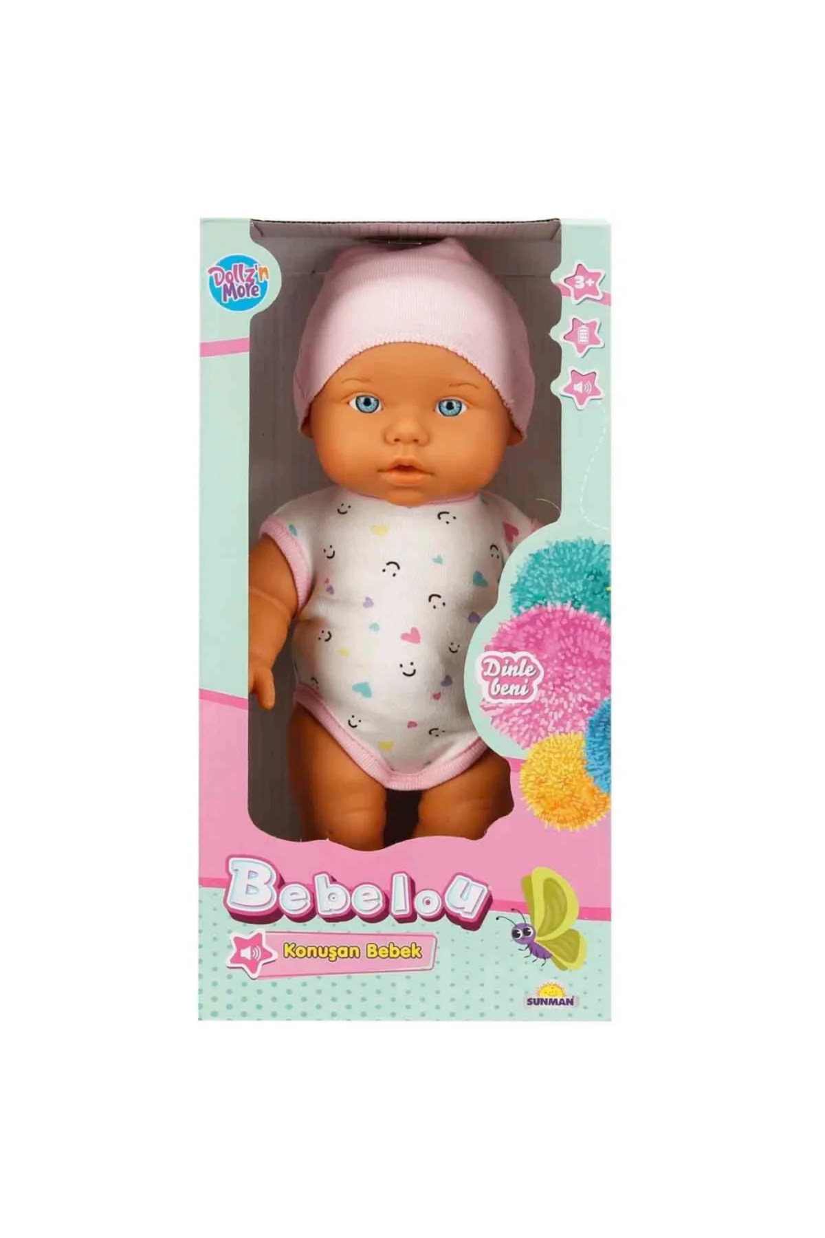 Bebelou Konuşan Bebek 32 cm/ Bay Her Telden