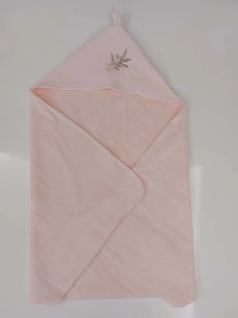 Bebessi %100 Pamuk Bornoz Seti Pudra Somon BBSS.SMN.3980