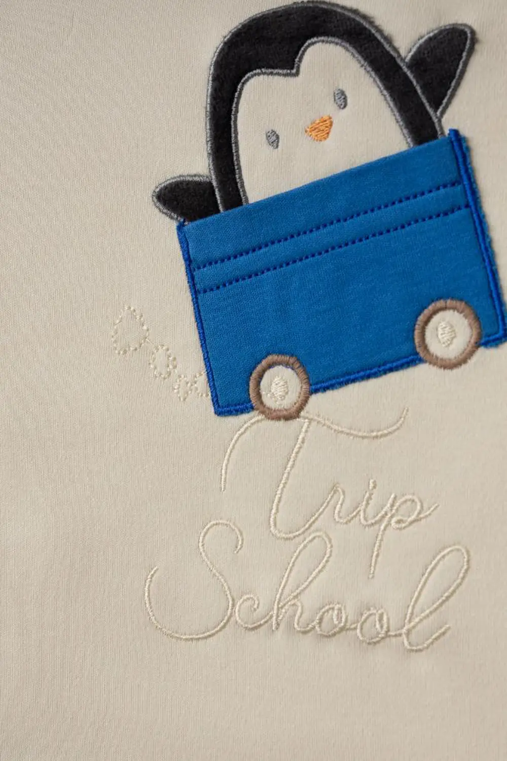 Bebitof %100 Pamuk Arabalı Penguen Desenli 10 Parça Kutulu Yenido