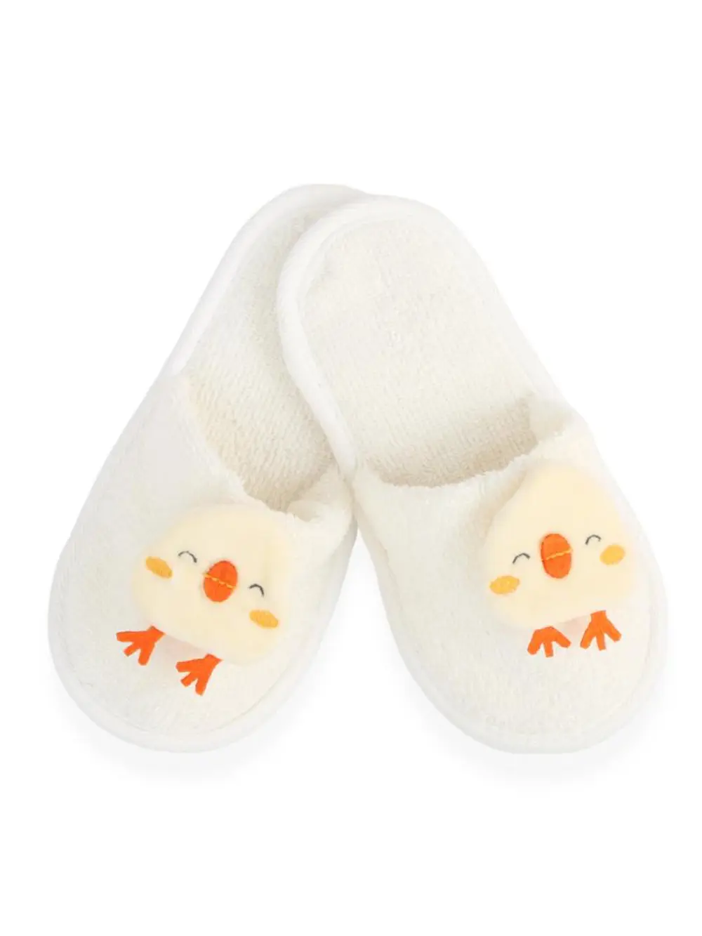 Bebitof %100 Pamuk Civciv Desenli Bebek Bornoz Seti BBTF.EKR.3003