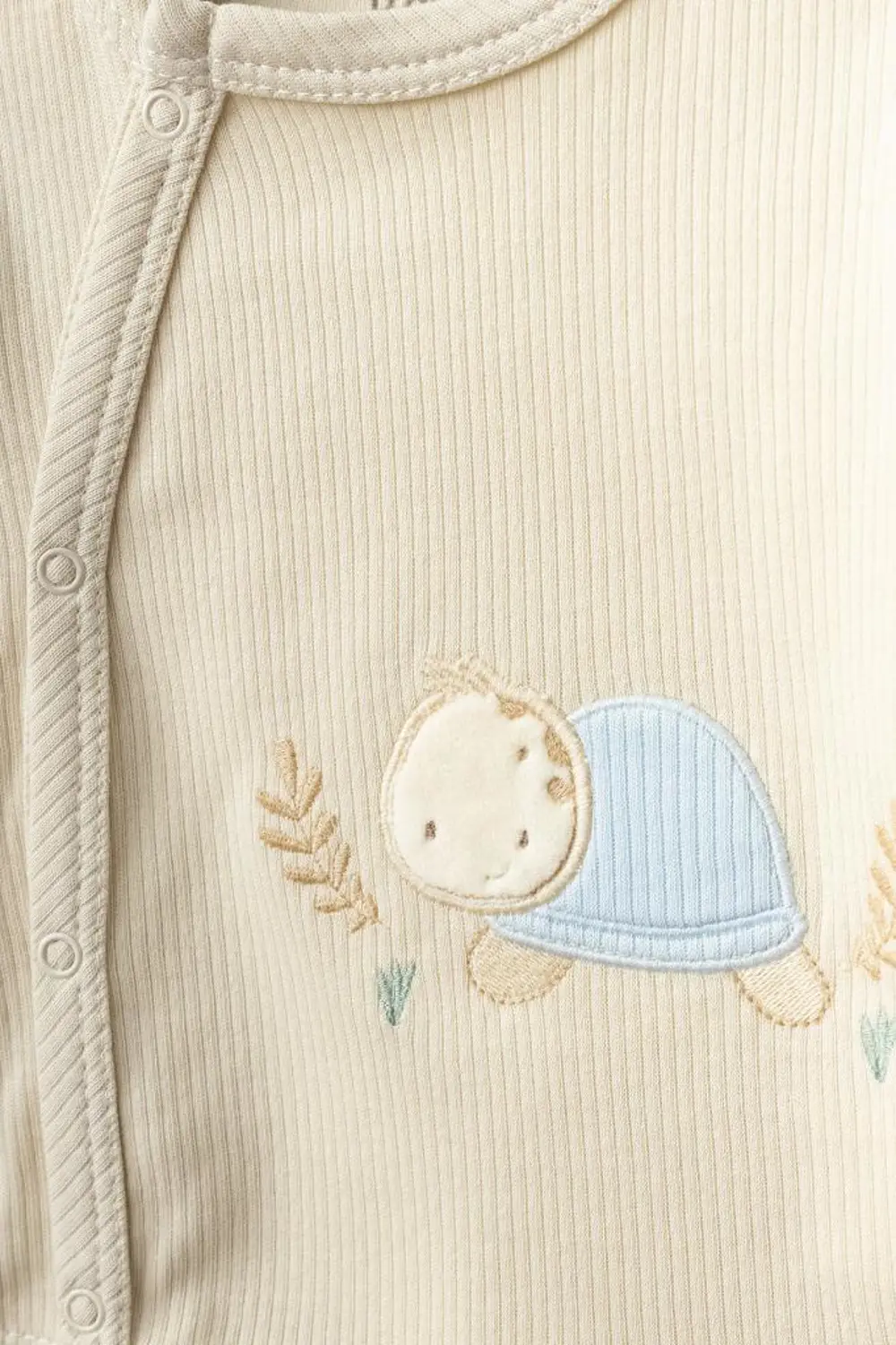 Bebitof %100 Pamuk Kaplumbağa Desenli 10 Parça Kutulu Hastane Çık