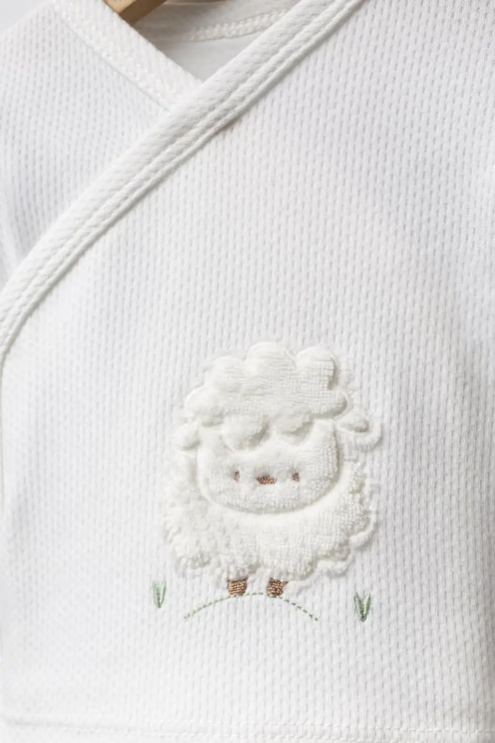 Bebitof %100 Pamuk Kuzu Desenli 5 Parça Yenidoğan Hastane Çıkışı 