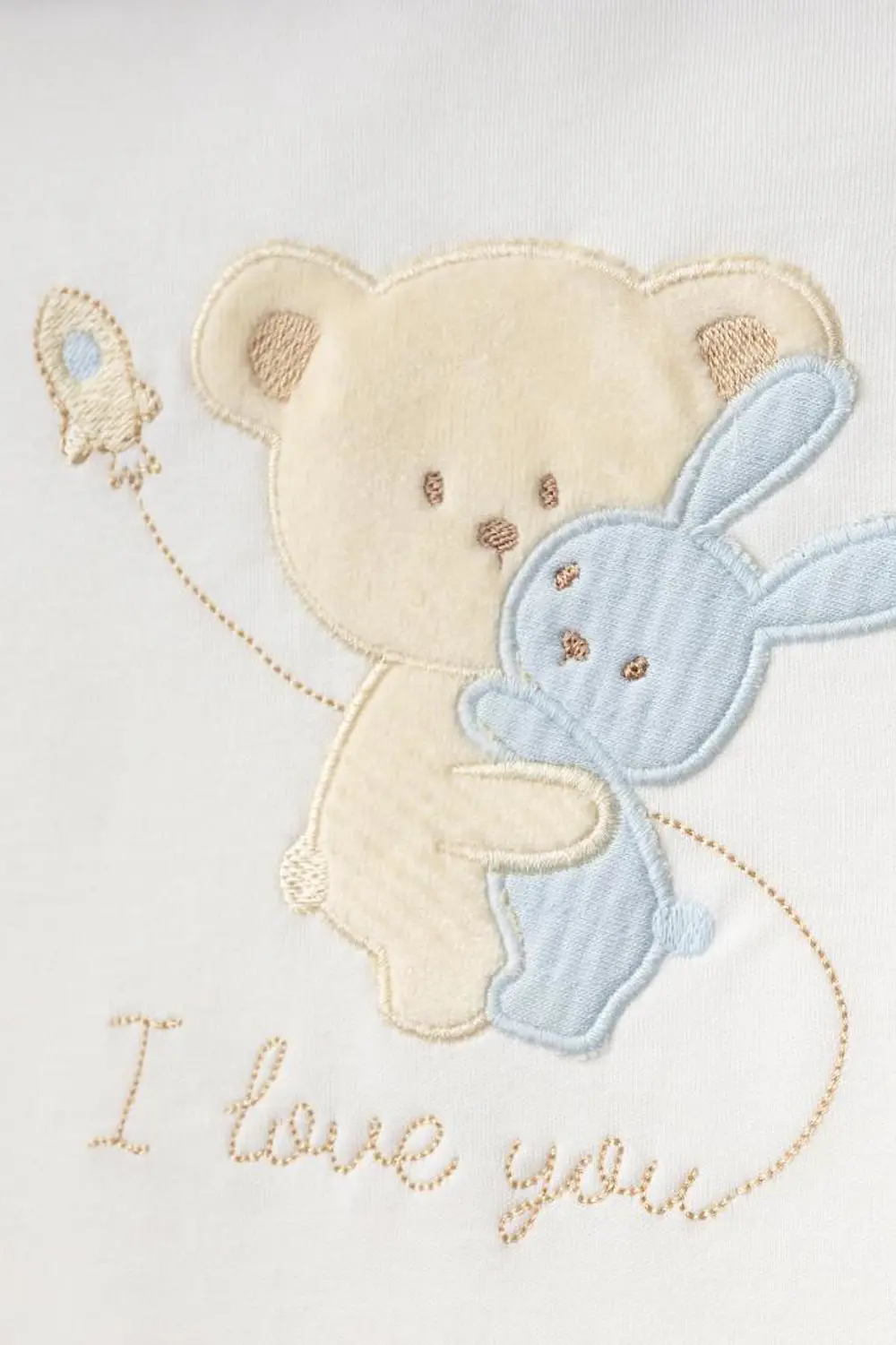 Bebitof %100 Pamuk Sarılan Ayıcık Desenli 10 Parça Kutulu Yenidoğ