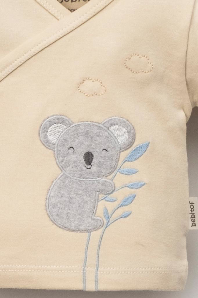 Bebitof  %100 Pamuk Sevimli Koala Desenli 10 Parça Kutulu Yenidoğa