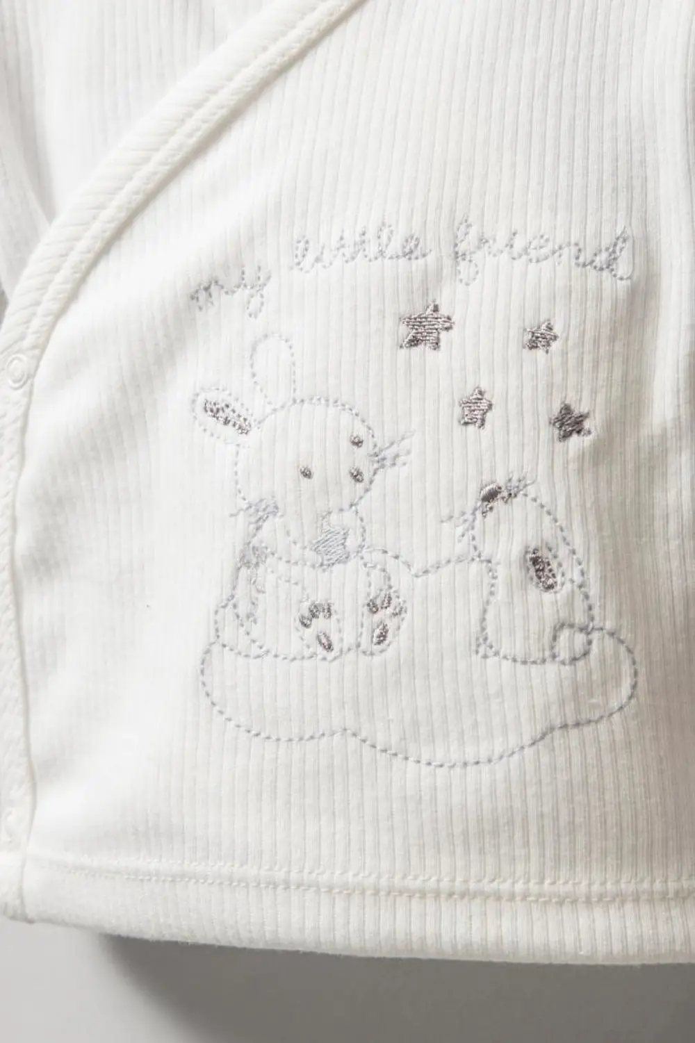 Bebitof %100 Pamuk Sevimli Buluttaki Tavşan Desenli 5 Parça Yenid