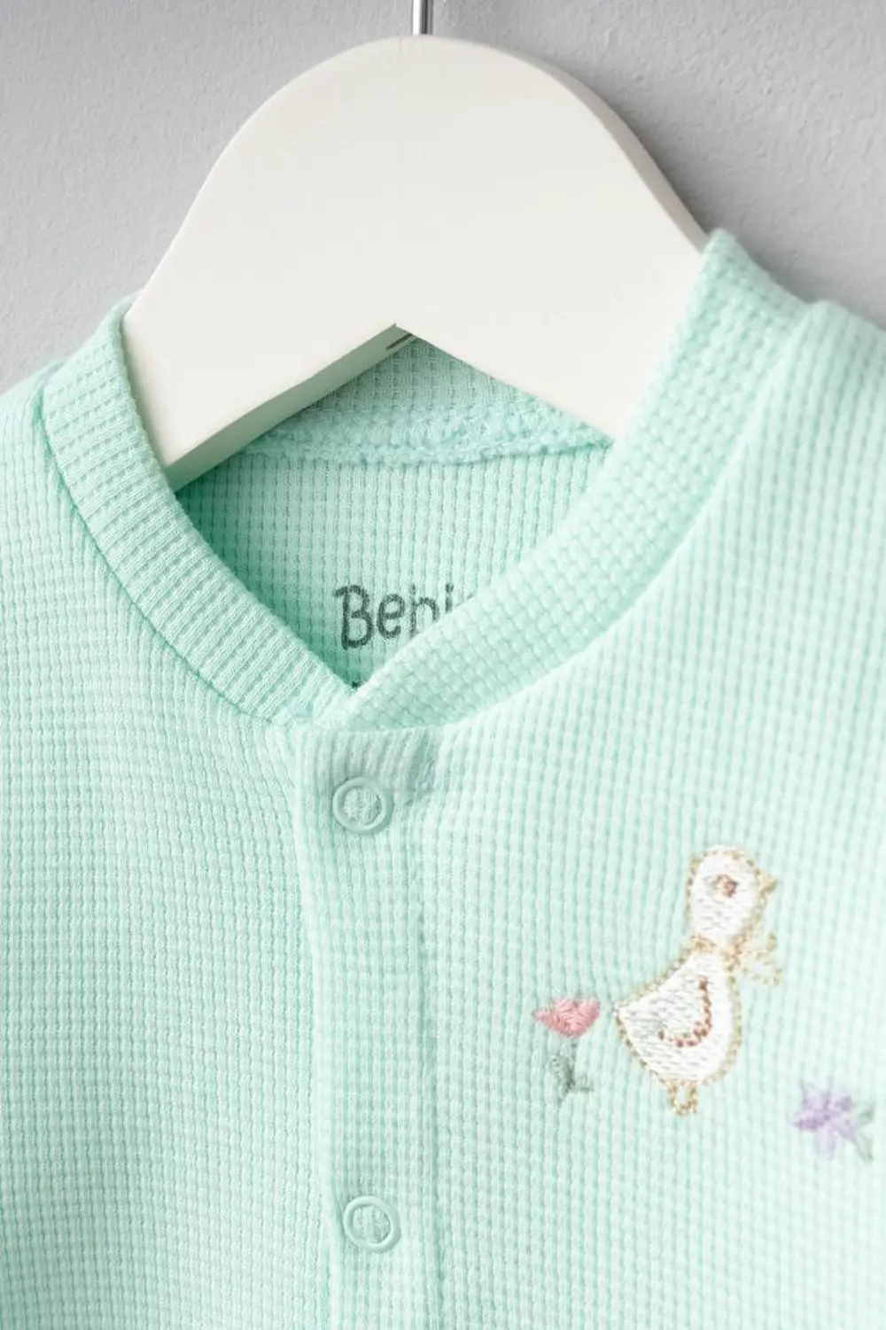 Bebitof %100 Pamuk Sevimli Hayvanlar Desenli 5 Parça Hastane Çıkı