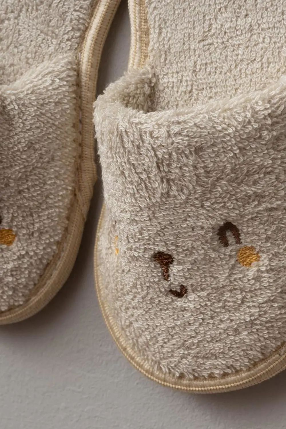 Bebitof %100 Pamuk Sevimli Kuzu Figürlü Bebek Bornoz Seti BBTF.BJ