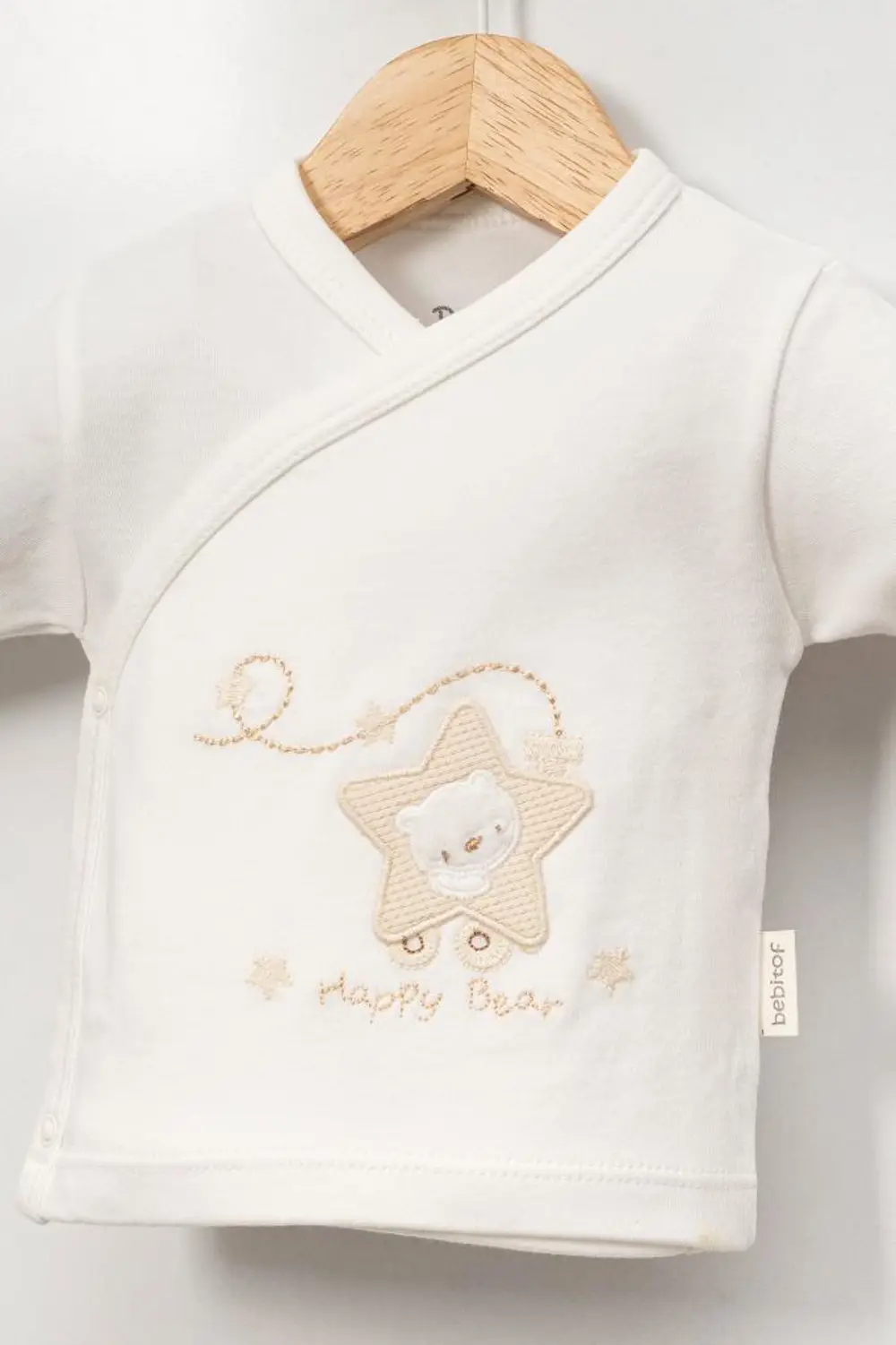 Bebitof %100 Pamuk Sevimli Trendeki Ayıcık Desenli 10 Parça Kutul