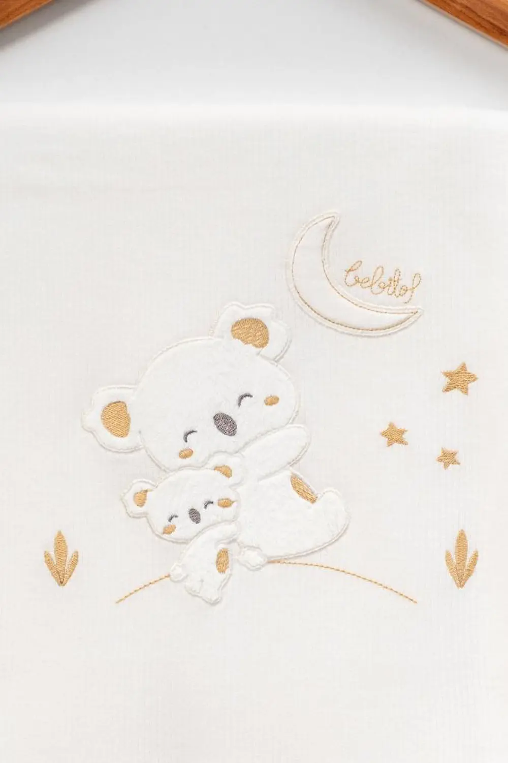 Bebitof  %100 Pamuk Sevimli Yavru Koala Desenli 10 Parça Kutulu Y