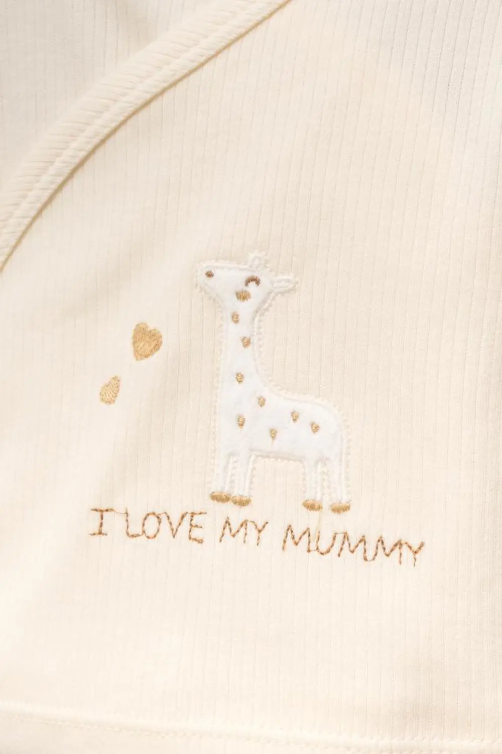 Bebitof %100 Pamuk Sevimli Yavru Zürafa Desenli 10 Parça Kutulu Y