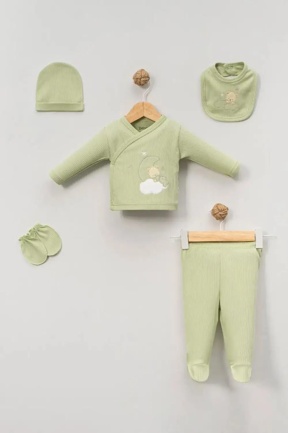 Bebitof %100 Pamuk Sweet Dreams Desenli Bebitof 5 Parça Yenidoğan