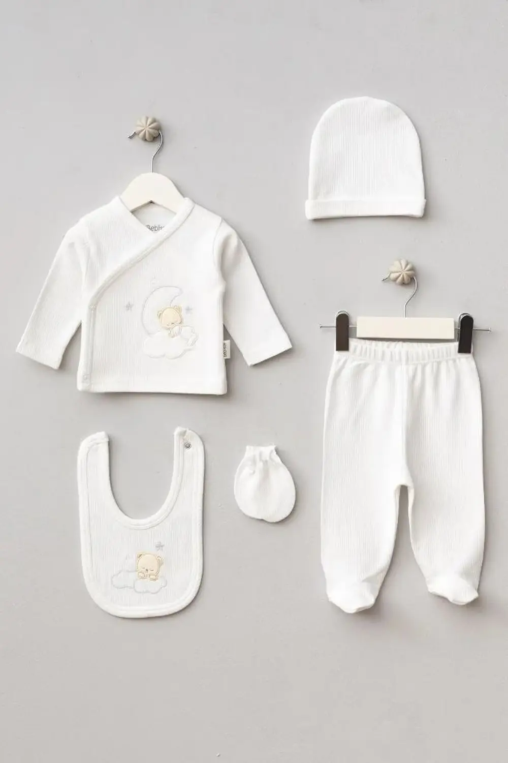 Bebitof %100 Pamuk Sweet Dreams Desenli Bebitof 5 Parça Yenidoğan