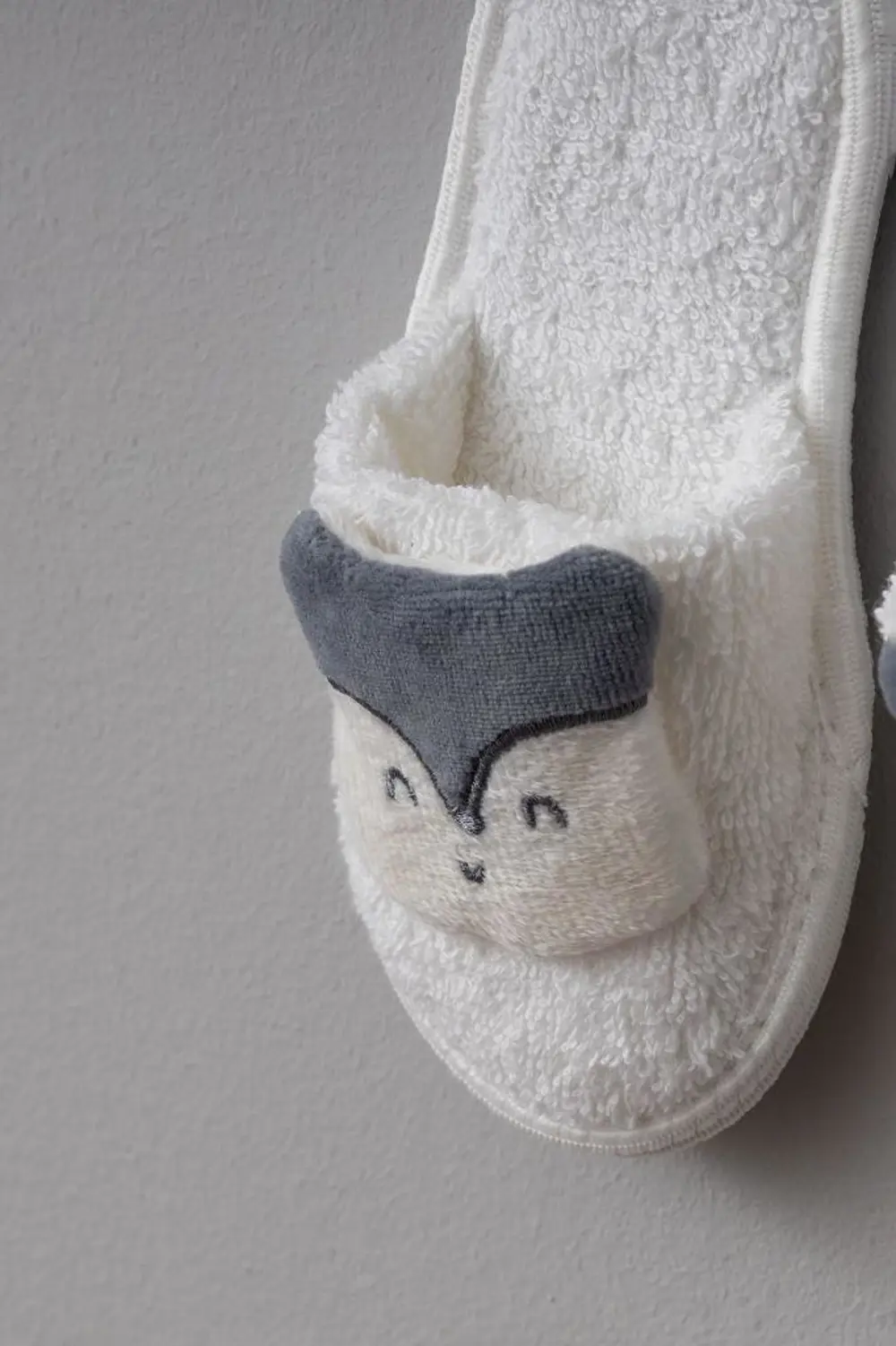 Bebitof %100 Pamuk Tilki Desenli Bebek Bornoz Seti BBTF.BYZ.30045