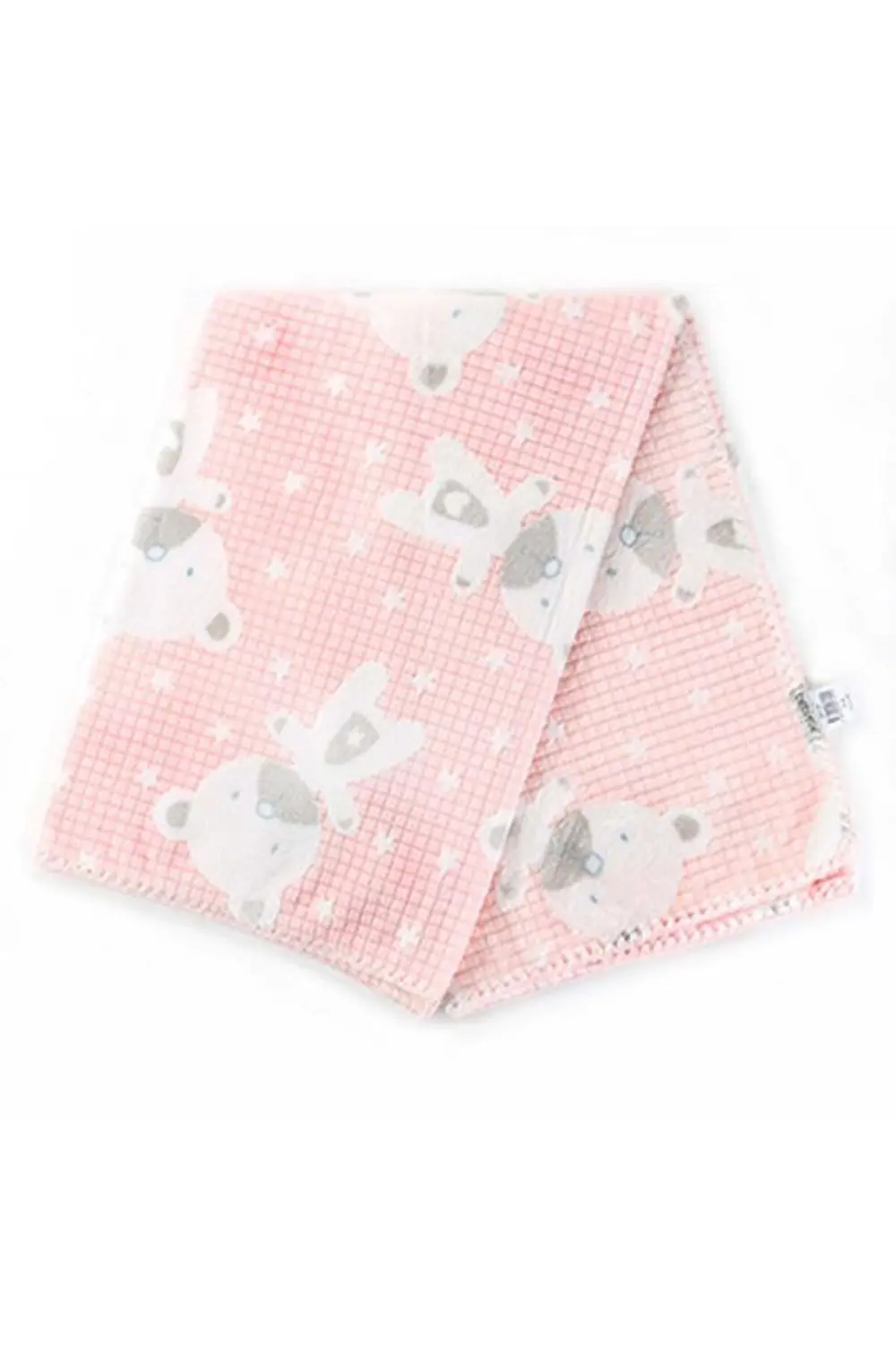 Bebitof Ayıcık Desenli Bebek Battaniyesi