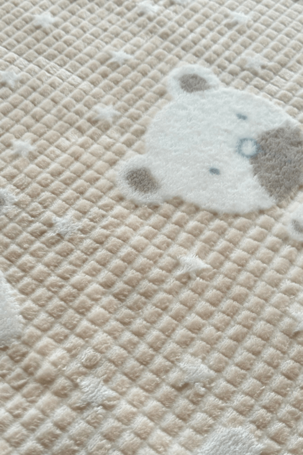 Bebitof Ayıcık Desenli Bebek Battaniyesi