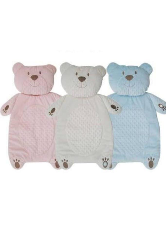 Bebitof  Mavi Ayıcık Figürlü Alt Açma Minderi