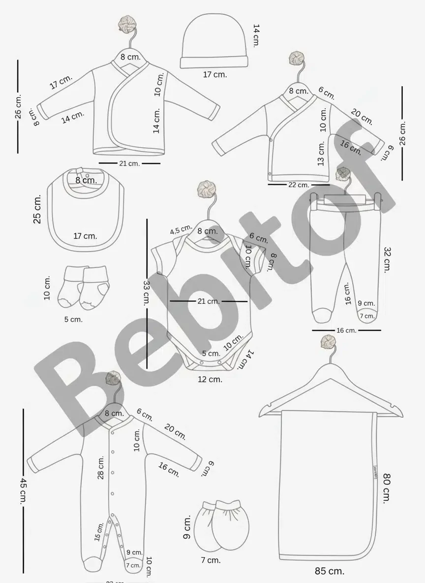 Bebitof Şapkalı Filler Desenli 10 Parça Kutulu Yenidoğan Hastane Çıkışı Zıbın Seti Pudra BBTF.10140.17.PDR Bebitof Şapkalı Filler Desenli 10 Parça Kutulu Yenidoğan Hastane Çıkışı Zıbın Seti Pudra BBTF.10140.17.PDR