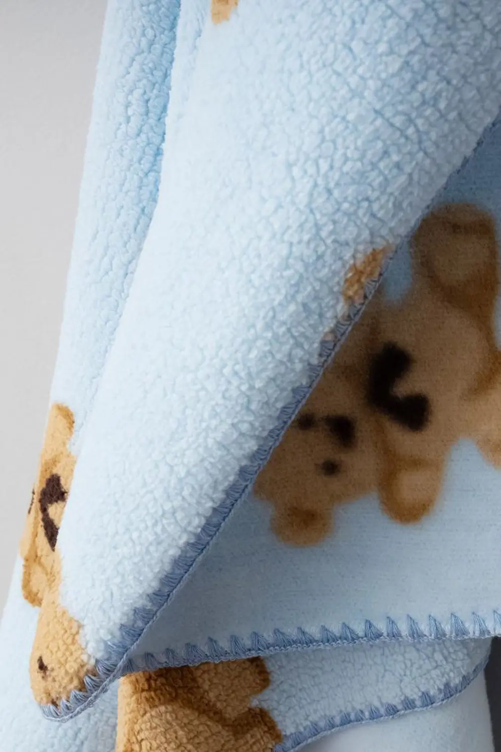 Bebitof Sevimli Ayı Desenli Wellsoft Battaniye