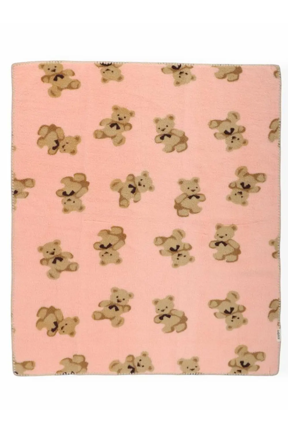 Bebitof Sevimli Ayı Desenli Wellsoft Battaniye