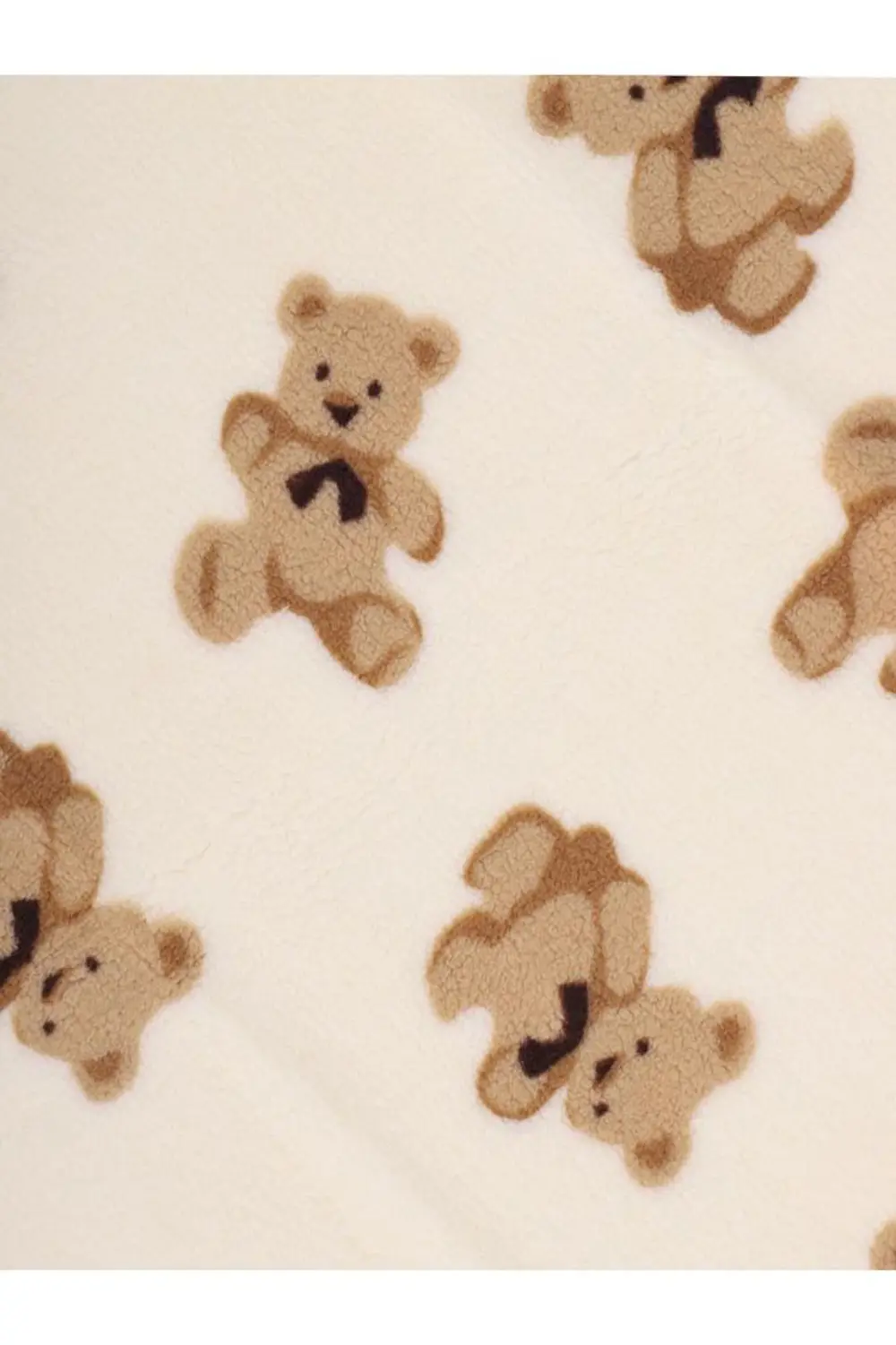 Bebitof Sevimli Ayı Desenli Wellsoft Battaniye