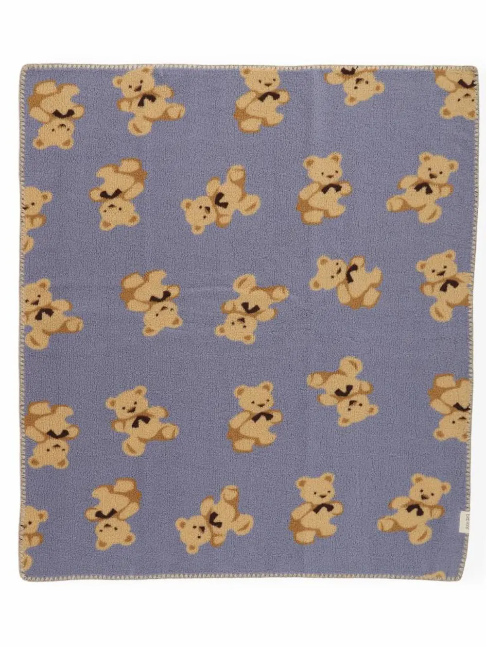 Bebitof Sevimli Ayıcıklar Desenli 90x100 cm Peluş Bebek Battaniye