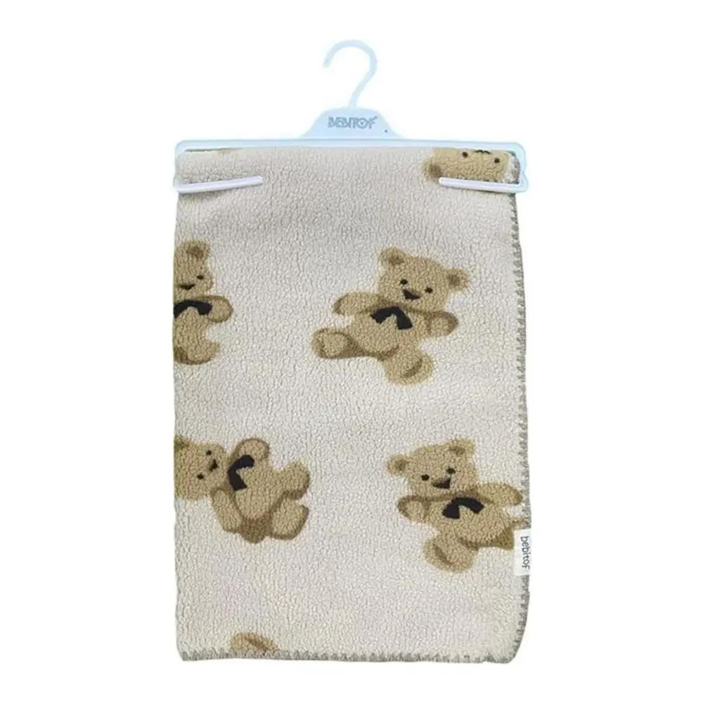 Bebitof Sevimli Ayıcıklar Desenli 90x100 cm Peluş Bebek Battaniye Bebitof Sevimli Ayıcıklar Desenli 90x100 cm Peluş Bebek Battaniye
