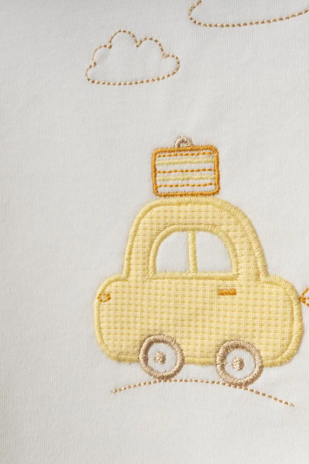 Bebtof %100 Pamuk Sevimli Araba Desenli 10 Parça Kutulu Yenidoğan