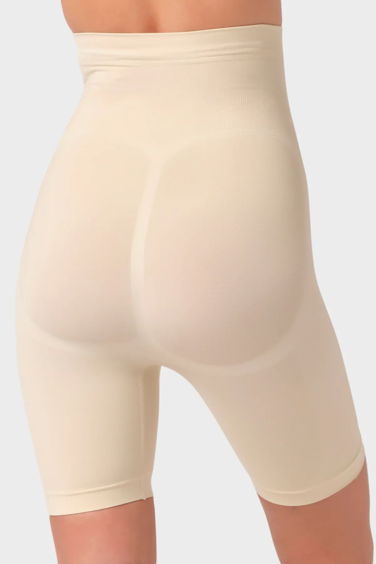 Slim'n Lift Beden Küçülten Silikonlu Dikişsiz Toparlayıcı Şortlu Korse