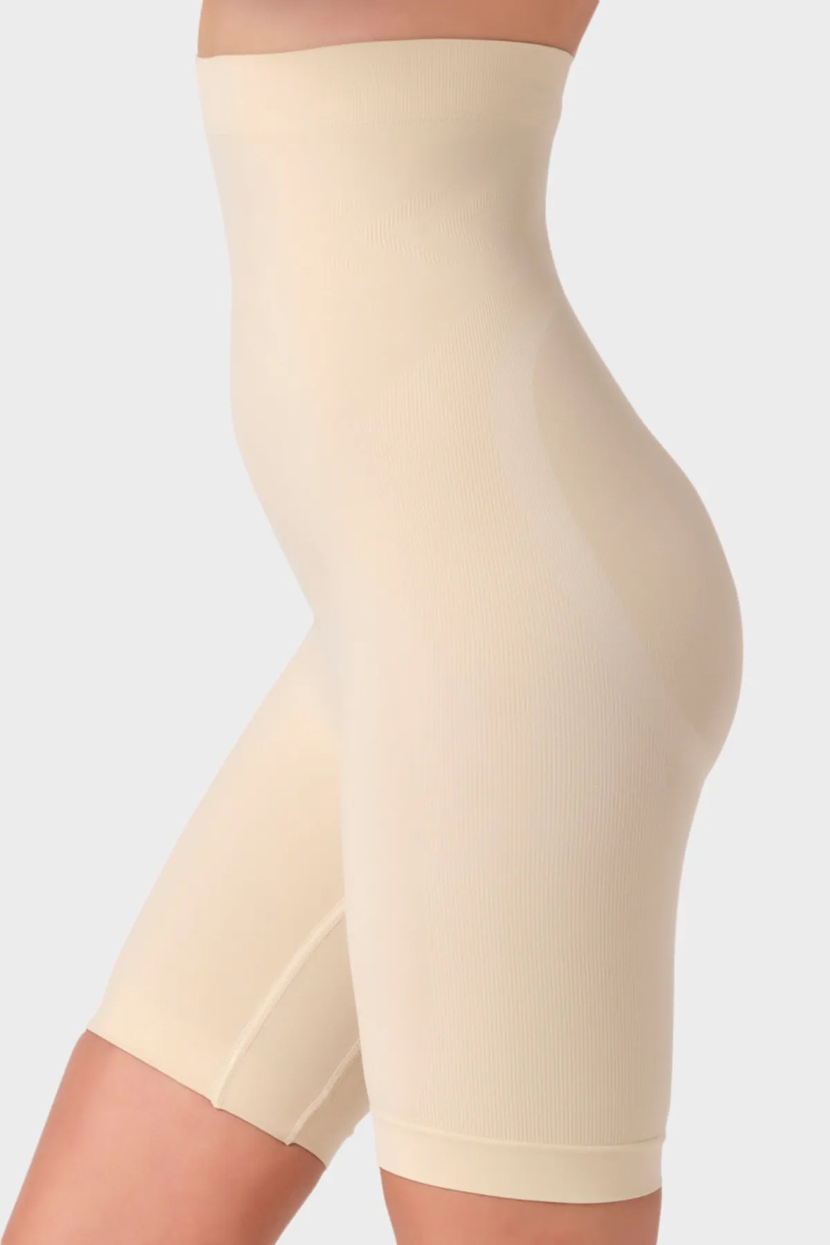 Slim'n Lift Beden Küçülten Silikonlu Dikişsiz Toparlayıcı Şortlu Korse