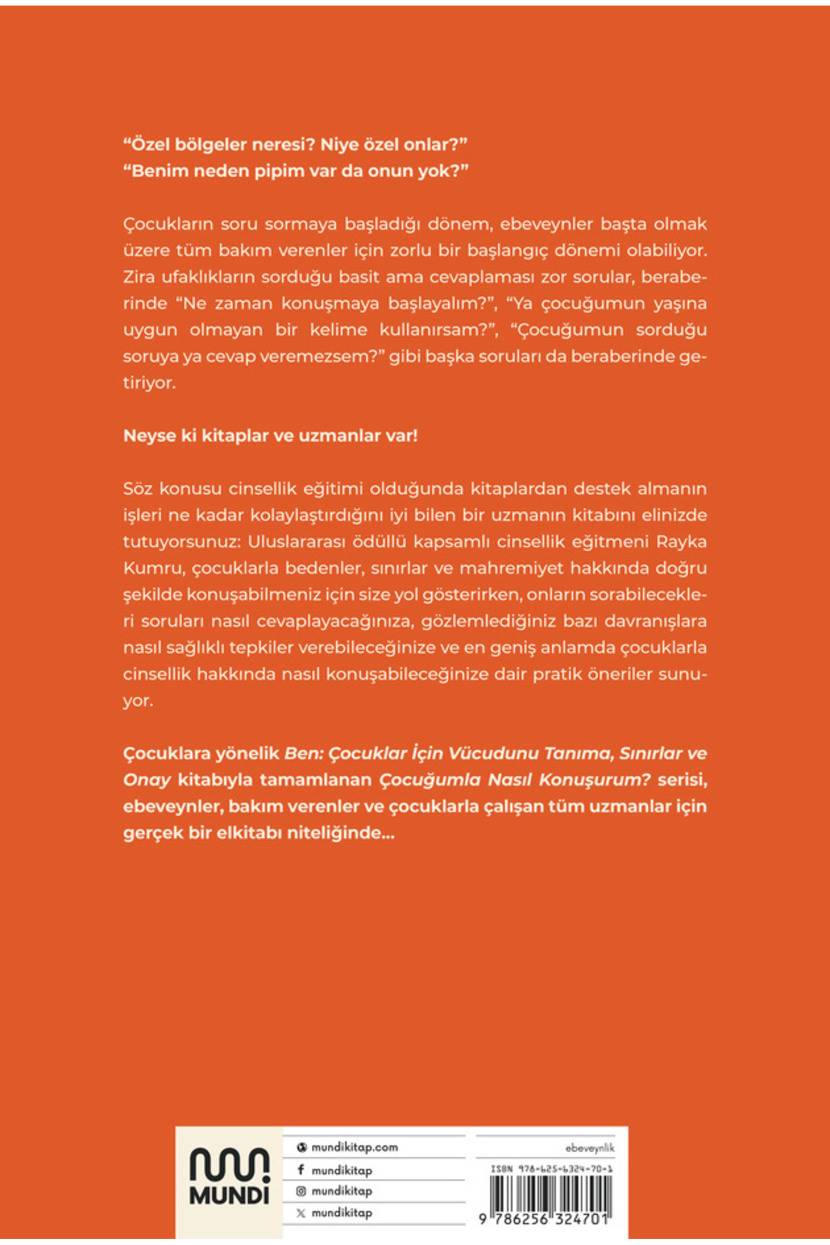 Mundi Bedenler, Sınırlar Ve Mahremiyet Hakkında Çocuğumla Nasıl Konuşur