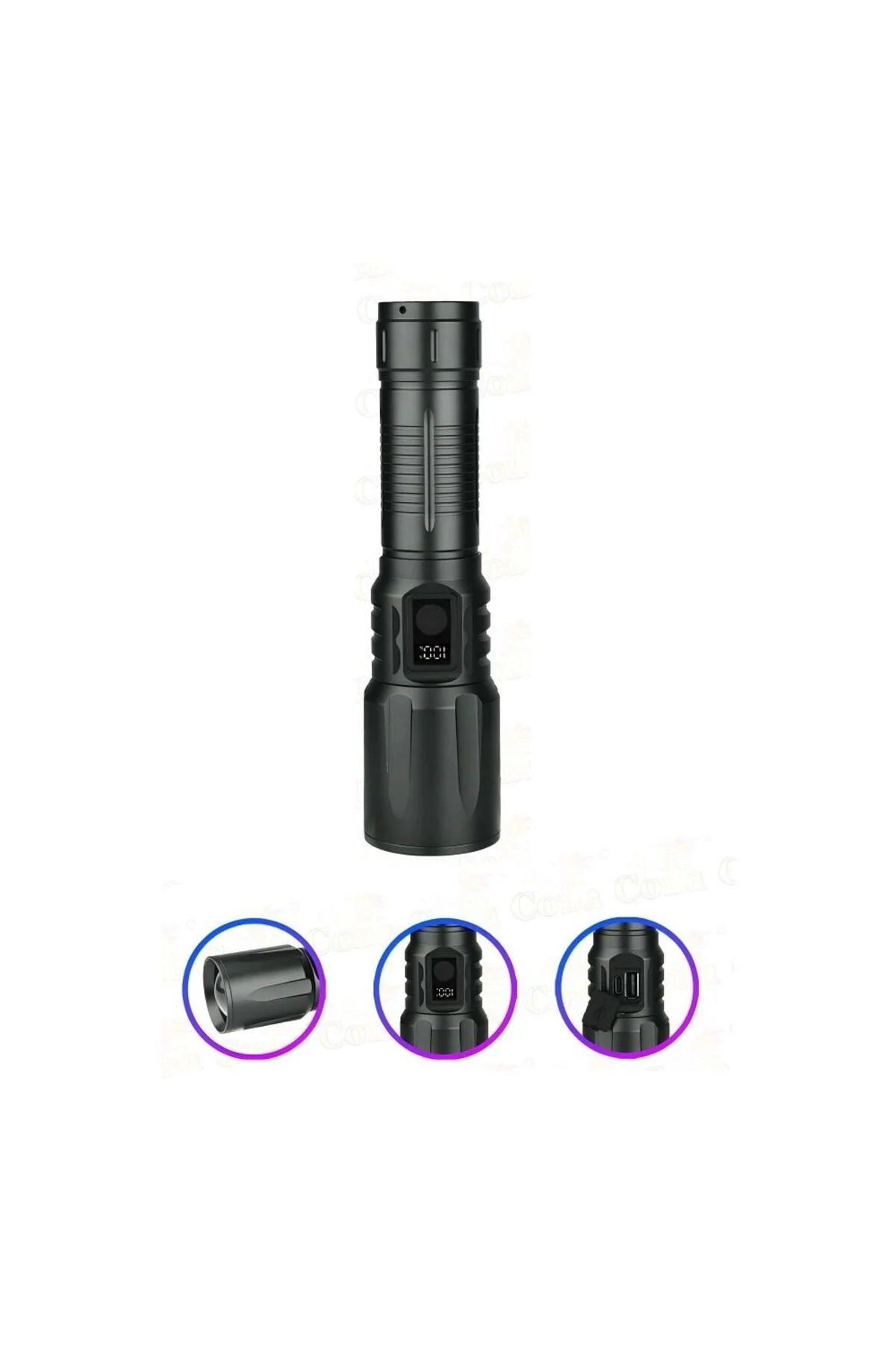 Bedotech Bd-13 15w Tg Led Alüminyum Alaşımlı Zoomlu Type-c Dijita