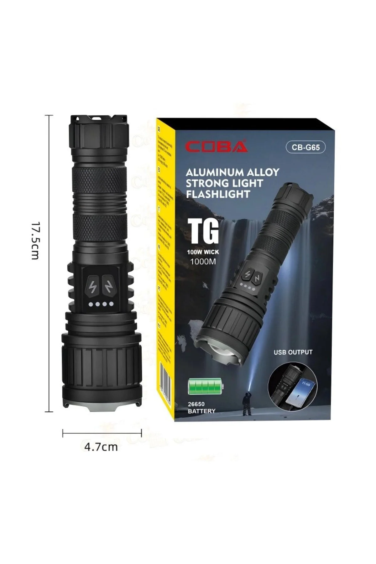 Bedotech Bd-14 10w Tg Led Alüminyum Alaşımlı Zoomlu Type-c Şarjlı