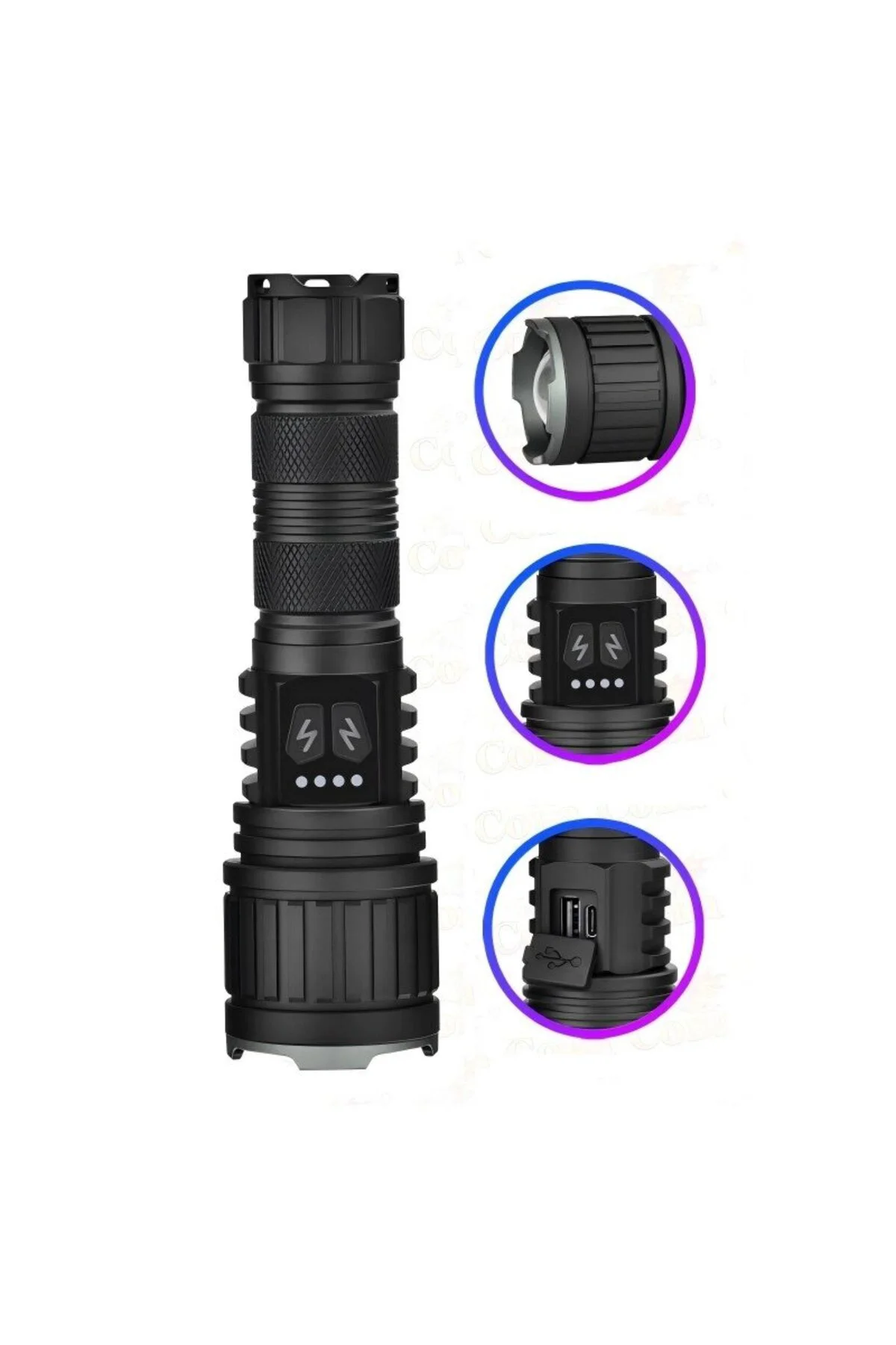 Bedotech Bd-14 10w Tg Led Alüminyum Alaşımlı Zoomlu Type-c Şarjlı